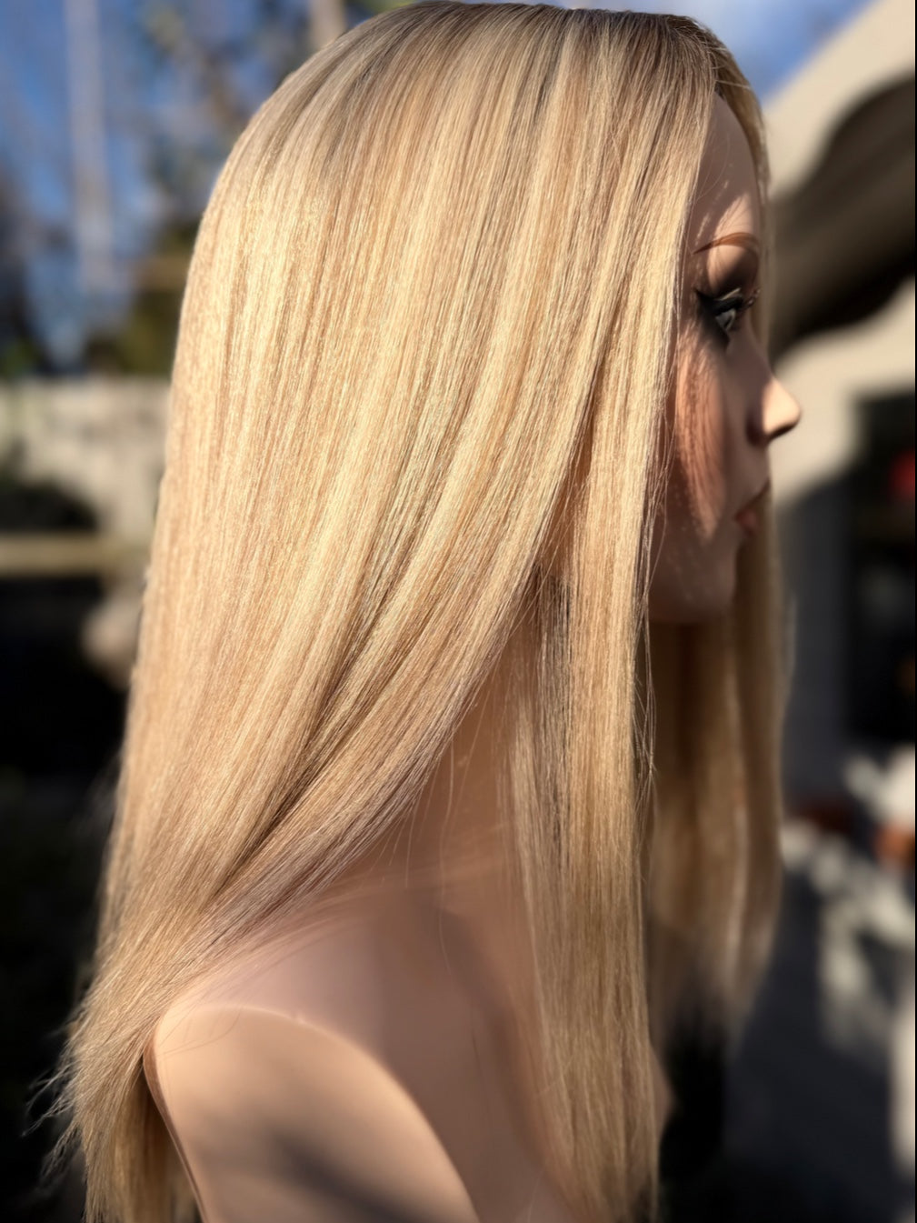 aspen blonde luxury human hair topper by tresselle london