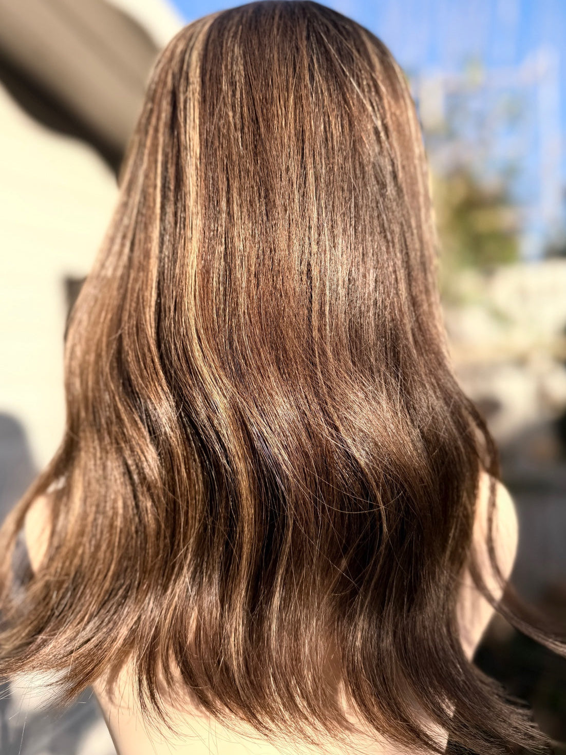 Capri luxury human hair silk base topper by Tresselle London, designed for natural crown density, discreet fullness and seamless blending.