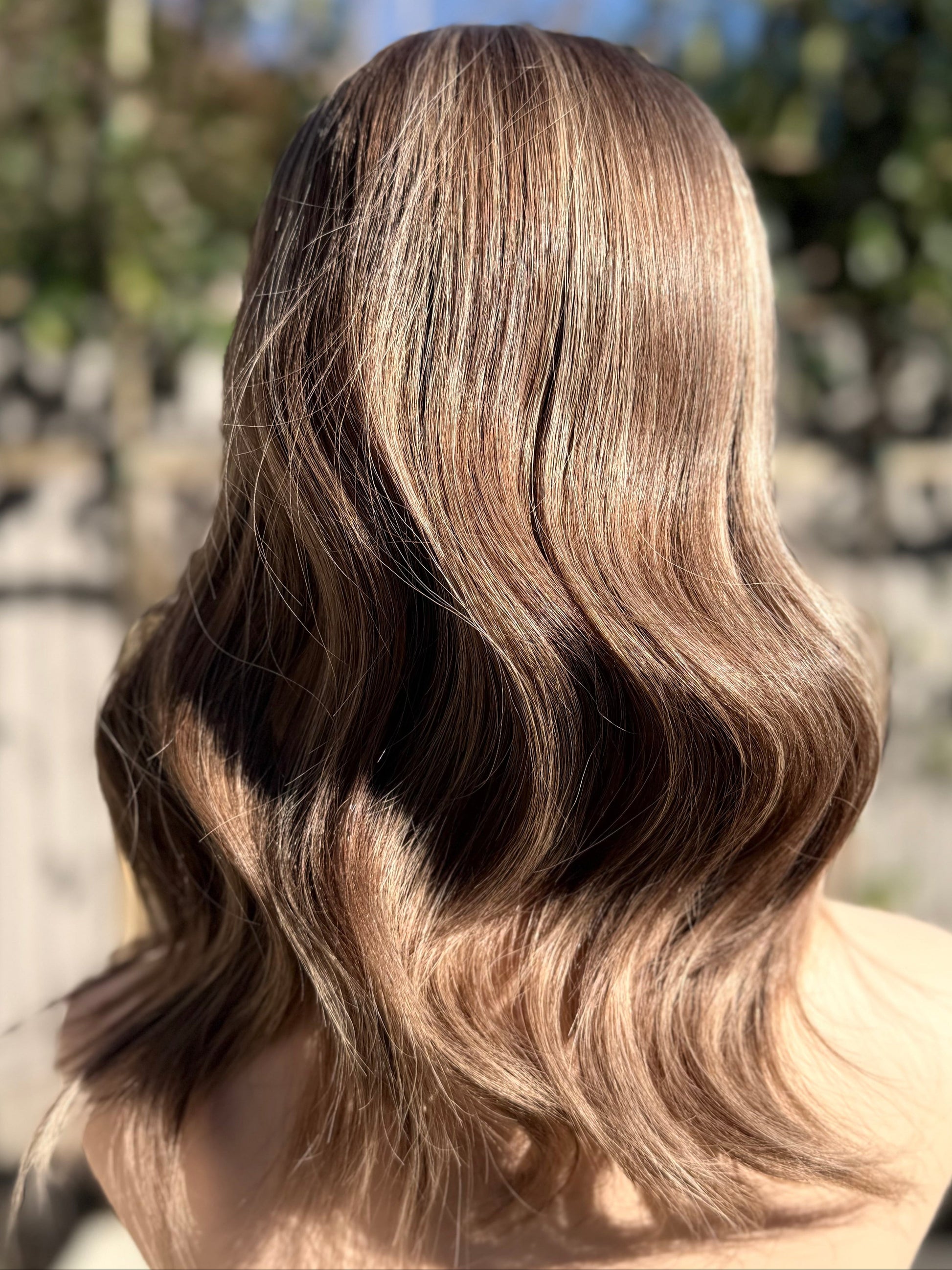 Hampton House luxury human hair silk base hair topper by Tresselle London, designed for natural crown density, discreet fullness and seamless blending.