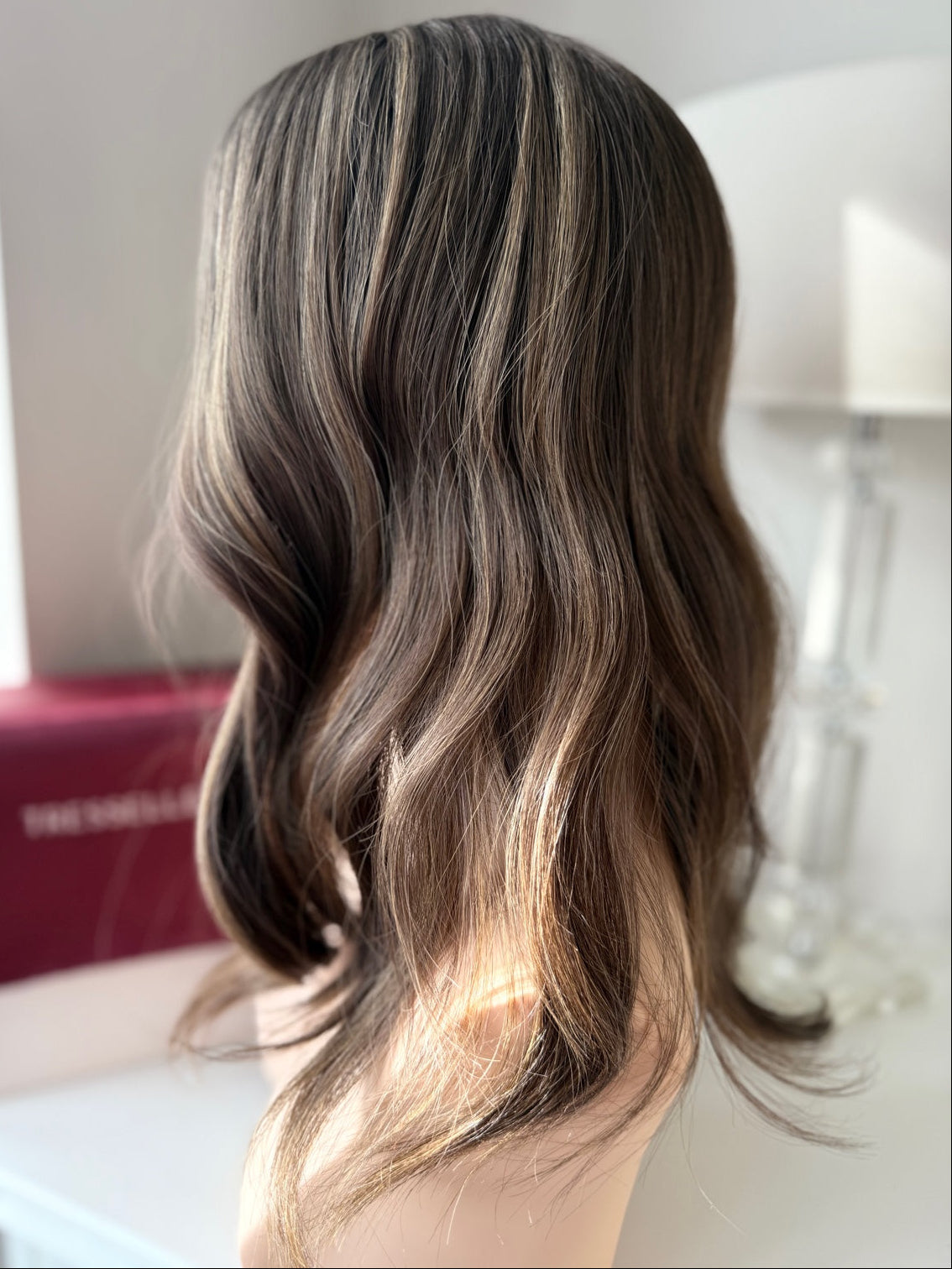 Capri luxury human hair silk base topper by Tresselle London, designed for natural crown density, discreet fullness and seamless blending.