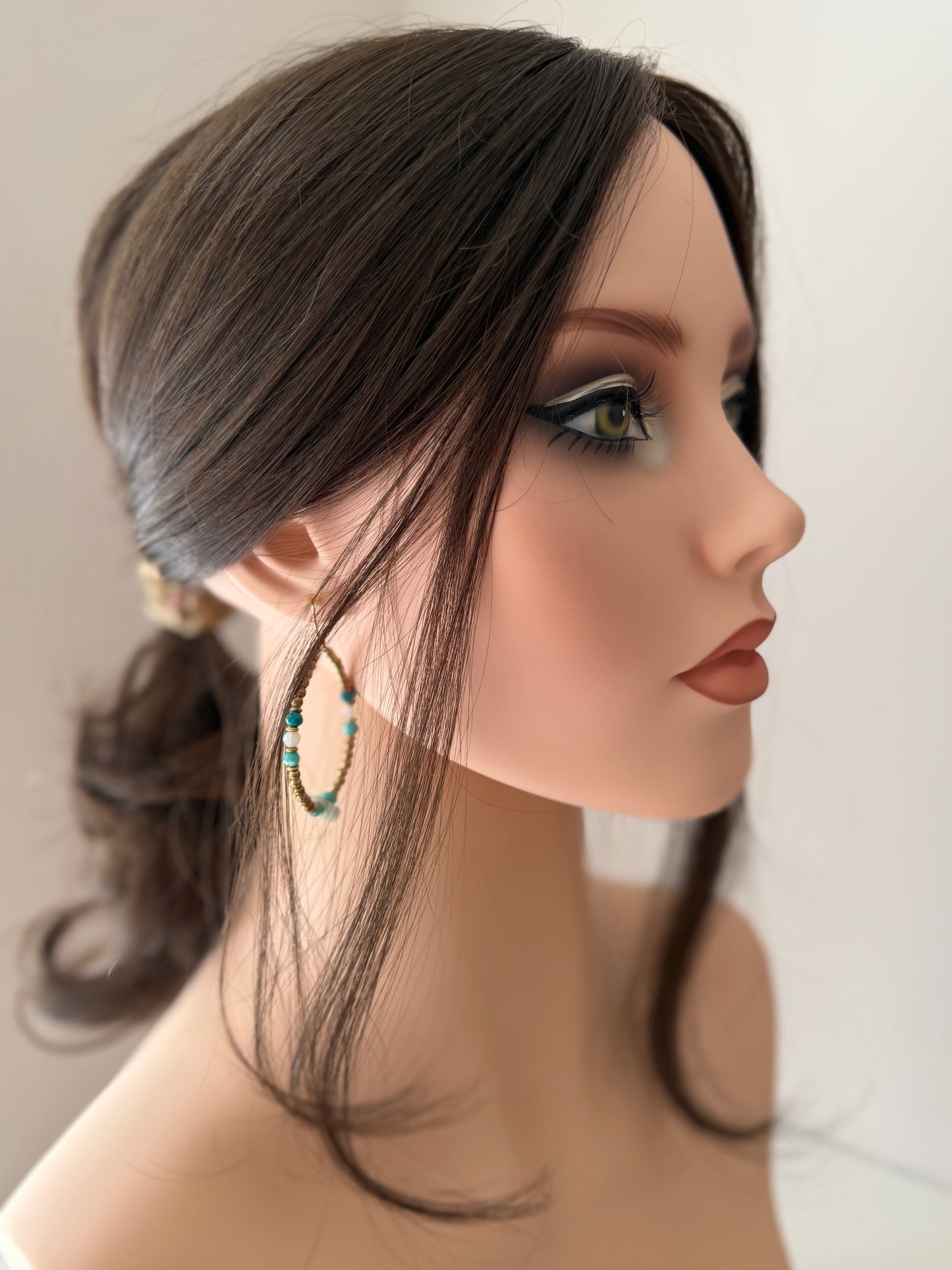Cocoa luxury human hair mono topper by Tresselle London, designed for effortless volume, lightweight wear and a naturally undetectable finish.