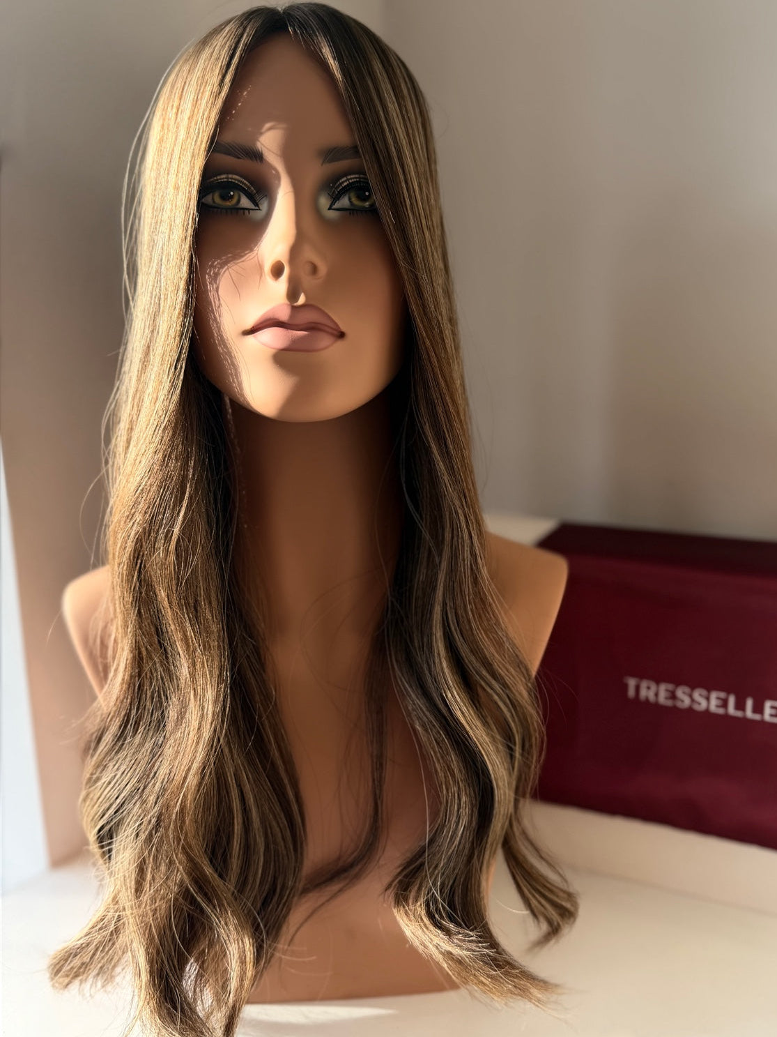 Montecito Gold luxury human hair topper by tresselle london