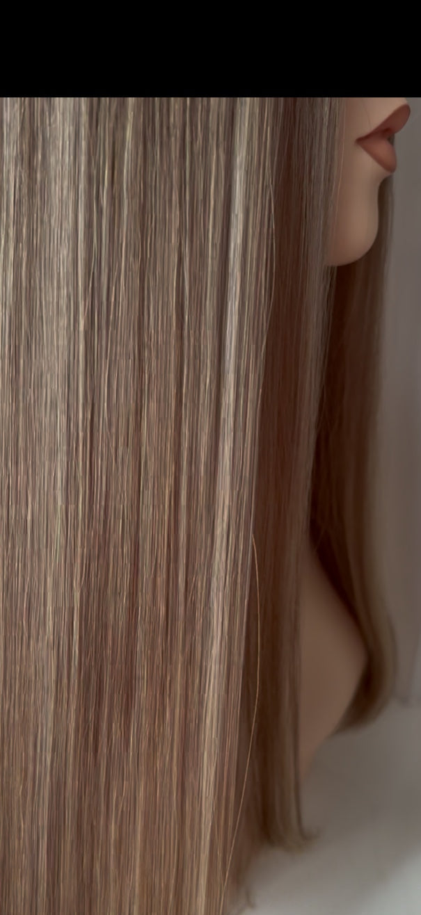 Mayfair Mink luxury human hair silk base topper by Tresselle London, designed for natural crown density, discreet fullness and seamless blending.