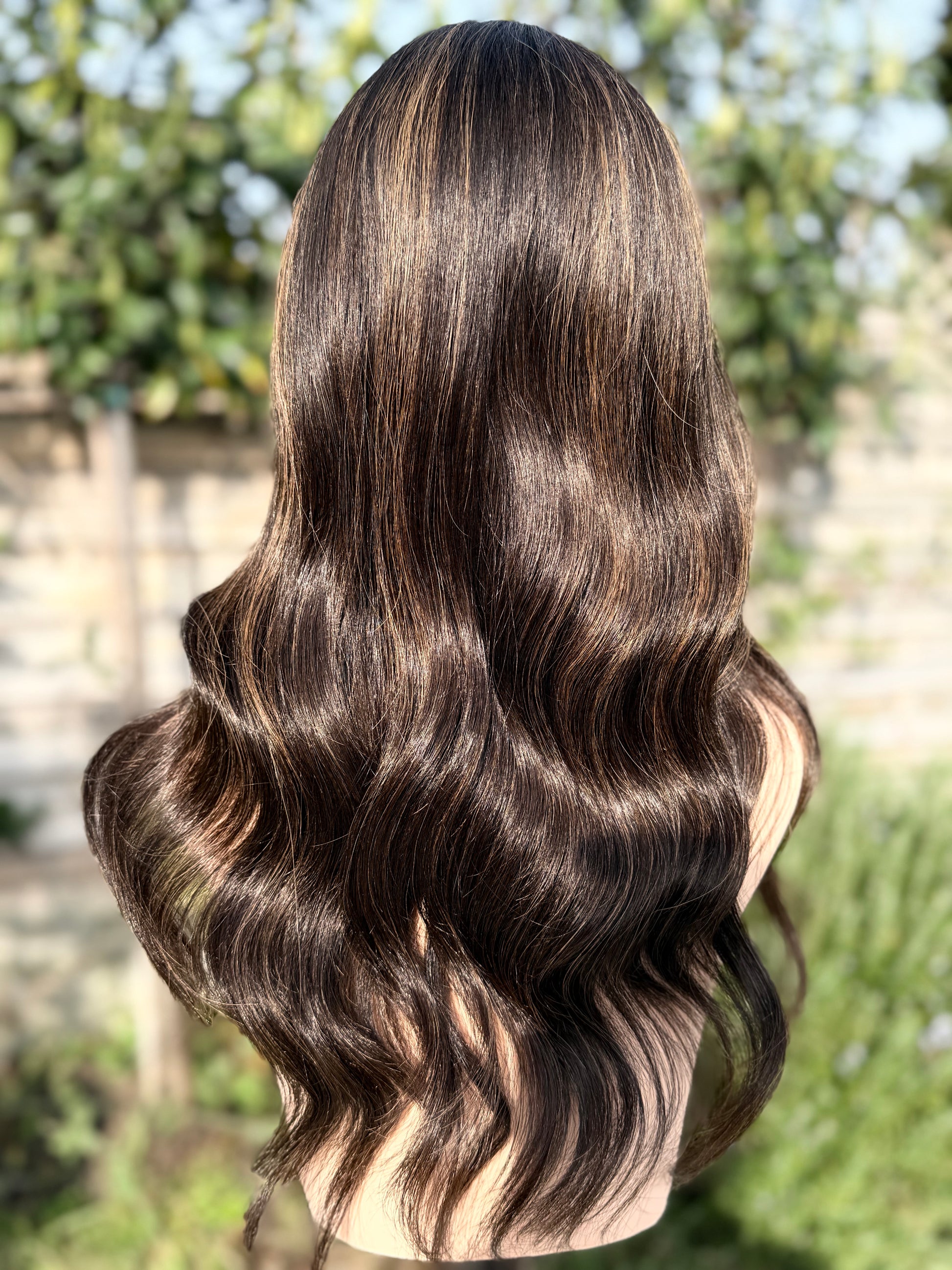 Marrakesh luxury human hair silk base hair topper by Tresselle London, designed for natural crown density, discreet fullness and seamless blending.