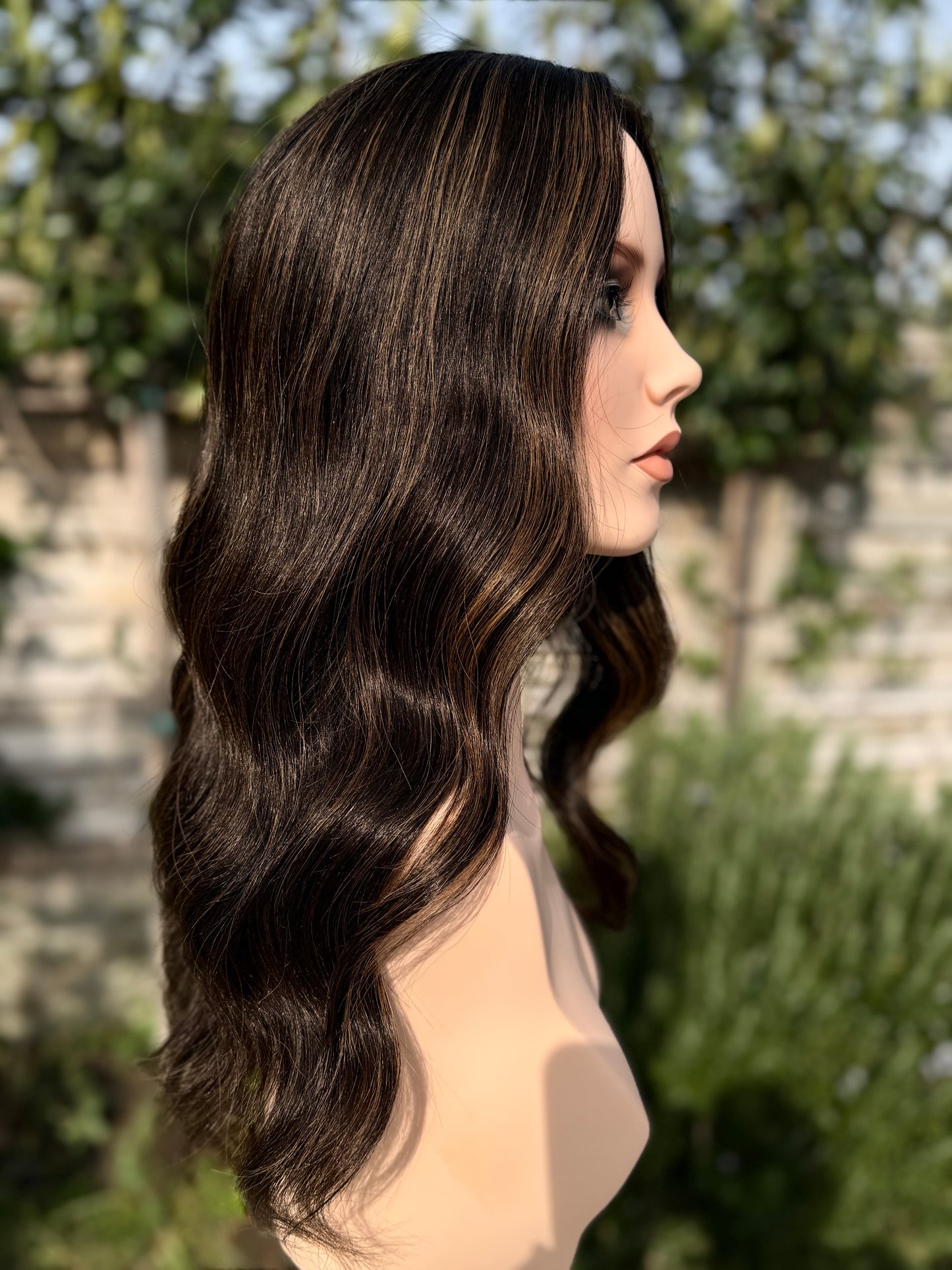 Marrakesh luxury human hair silk base topper by Tresselle London, designed for natural crown density, discreet fullness and seamless blending.