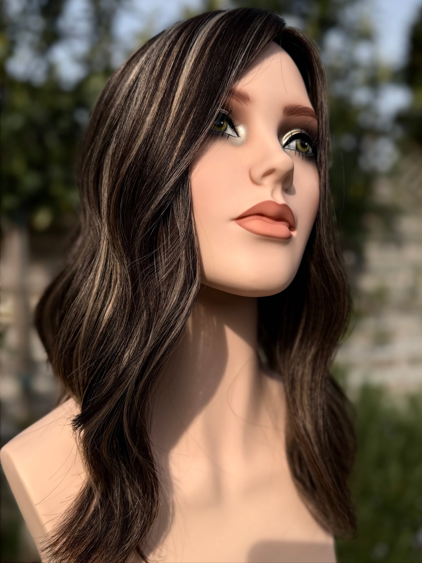 Seville luxury human hair silk base hair topper by Tresselle London, designed for natural crown density, discreet fullness and seamless blending.